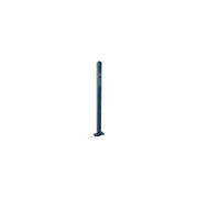 Vigor paletto quadro per recinzione con piastra, acciaio, 50x50 mm, H 200 cm, antracite RAL 7010