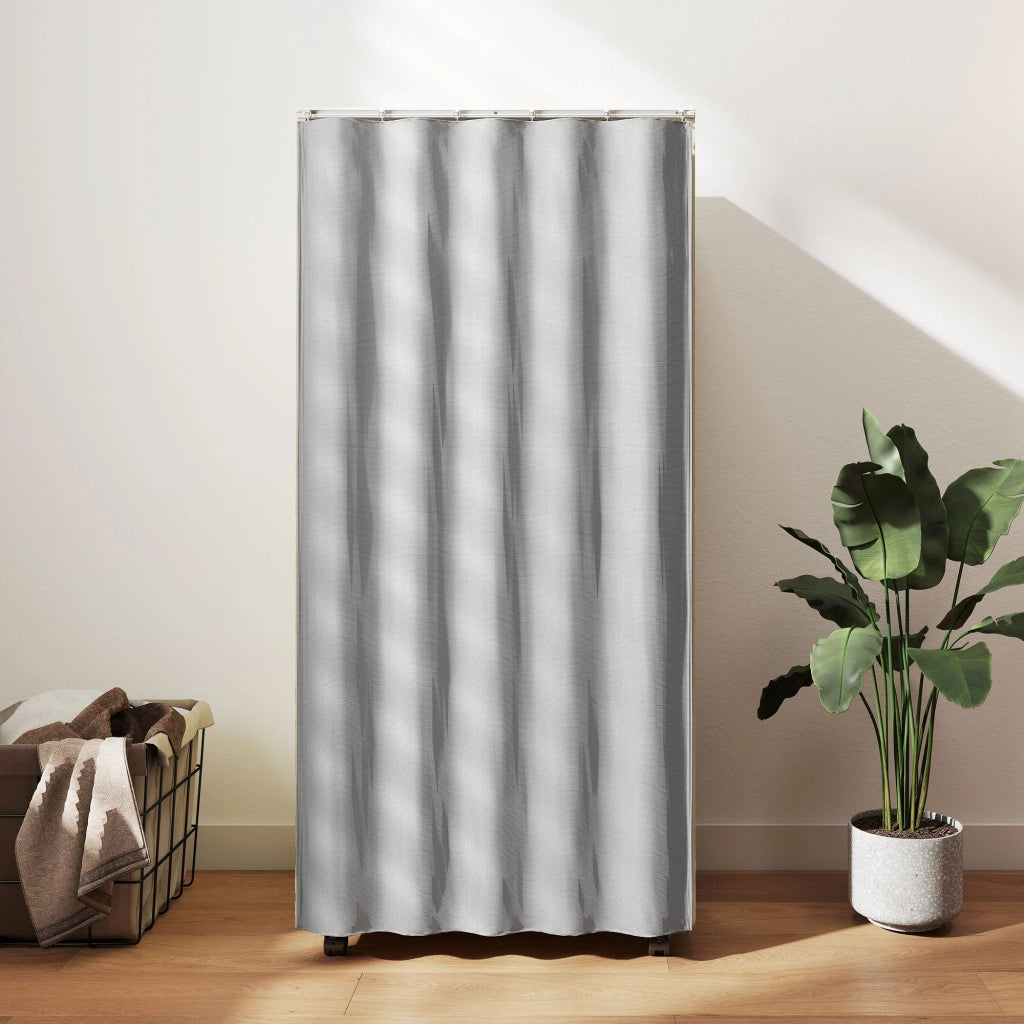 Armadio guardaroba con appendiabiti e ripiani ¨C Xylo ¨C 60x40x128 cm effetto legno naturale