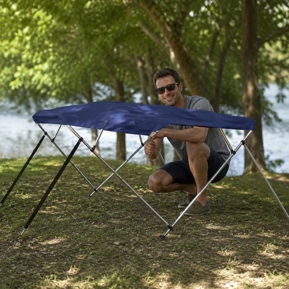 4-Bow Bimini Top Blue 243x210x137 Cm