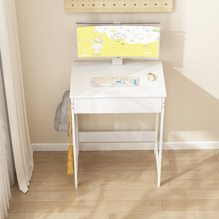 Scrivania per computer tavolo per bambini tavolino con 1 cassetto moderno 60 cm
