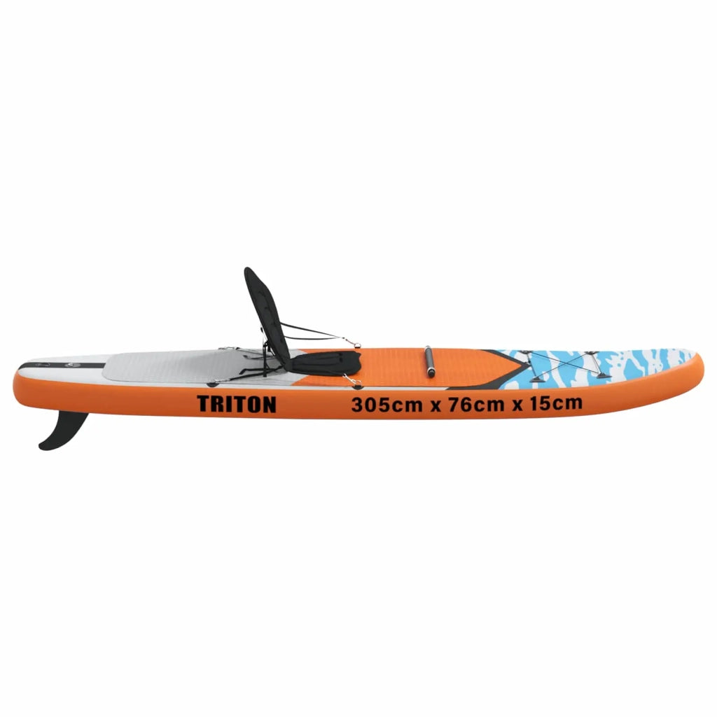 SUP Board con Seggiolino 2-in-1 TRITON 305 x 76 x 15 cm Blu per 42039128