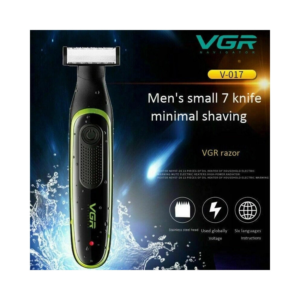 Trade Shop - Micro Rasoio Ricaricabile Elettrico Barba Capelli Peli Naso Uomo Portatile Usb -
