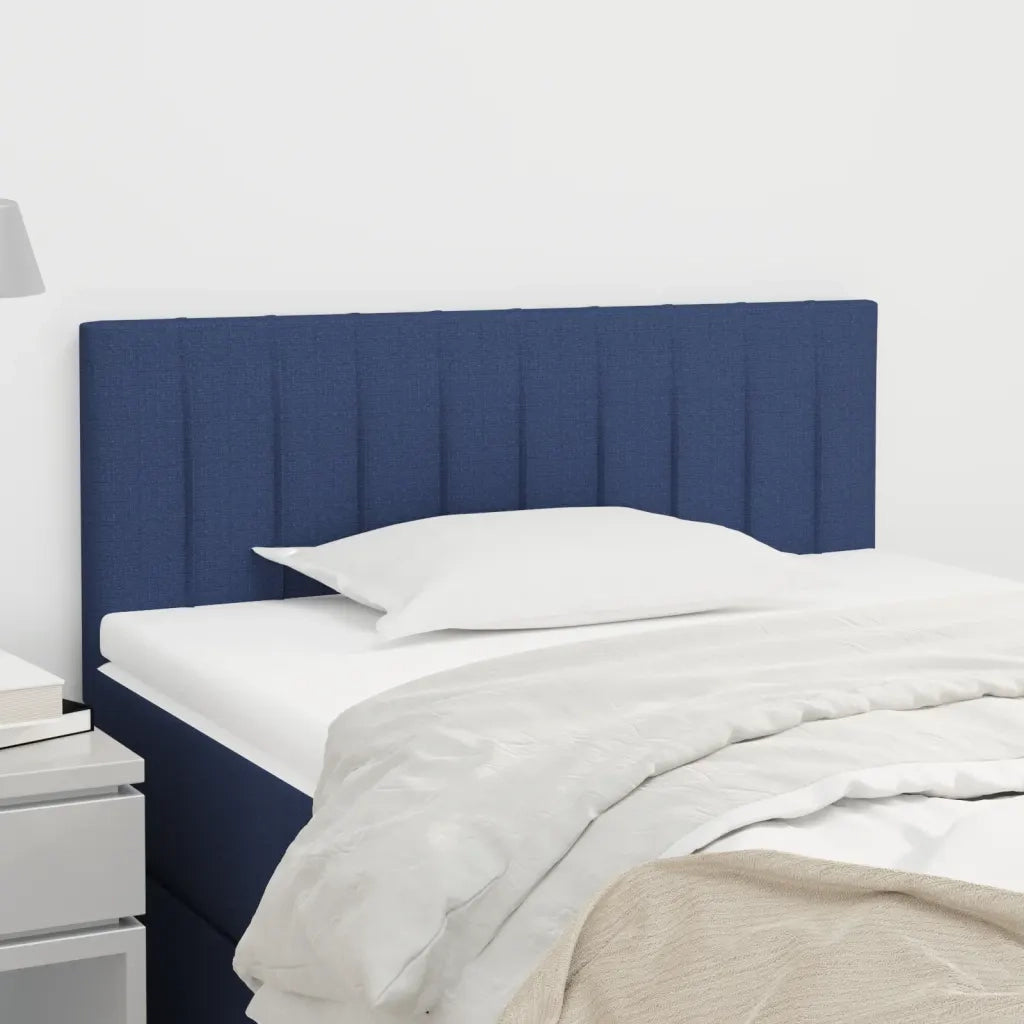 Testiera Blu 90x5x78/88 cm in Tessuto 346220