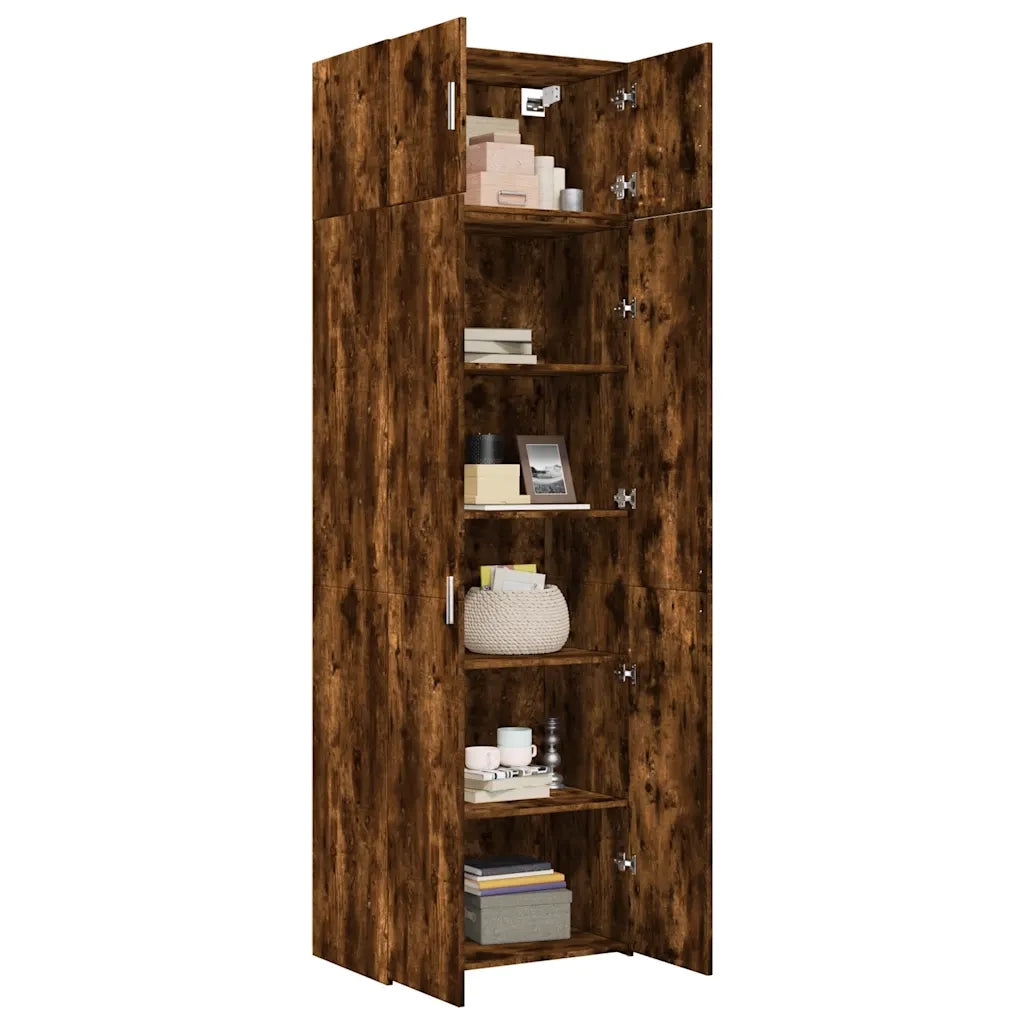 Armadietto Rovere Fumo 70x42,5x225 cm in Legno Multistrato CFW9964295