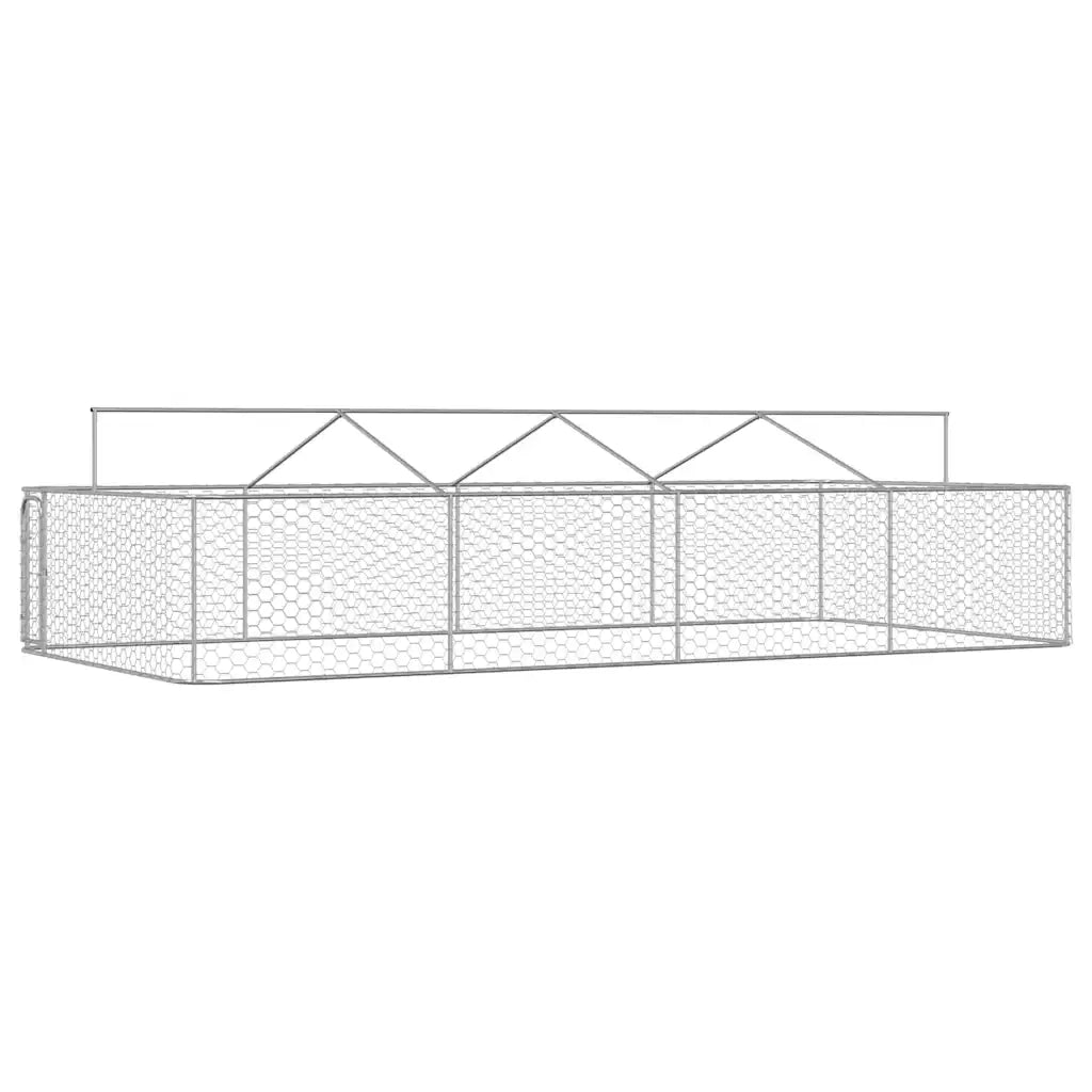 Gabbia per Cani da Esterno con Tetto-Cassa per cani 600x300x150 cm