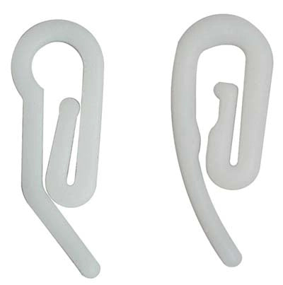 GANCIO X FETTUCCIA A CORDA - NYLON BIANCO GRANDE CF= PZ 1000- 1 confezioni
