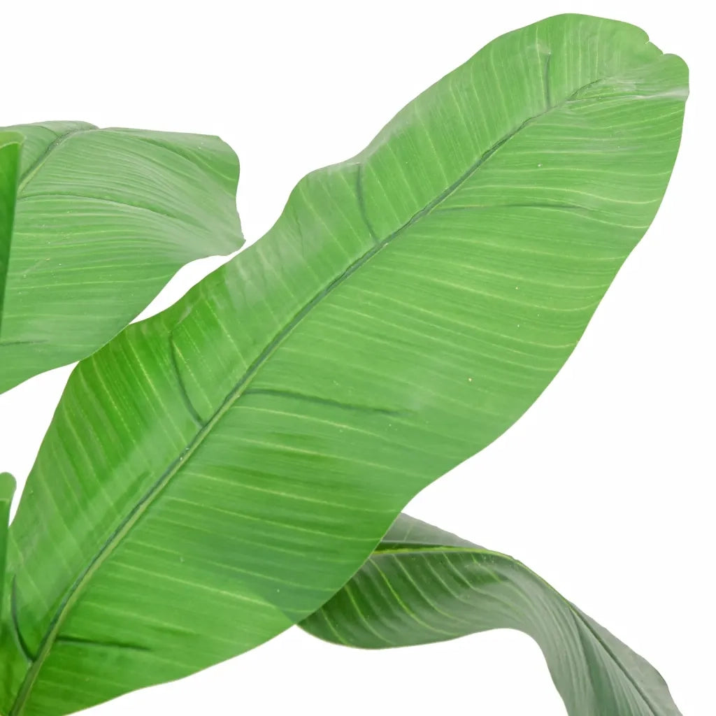 Albero di Banano Artificiale 9 Foglie 120 cm Verde CFW4193349