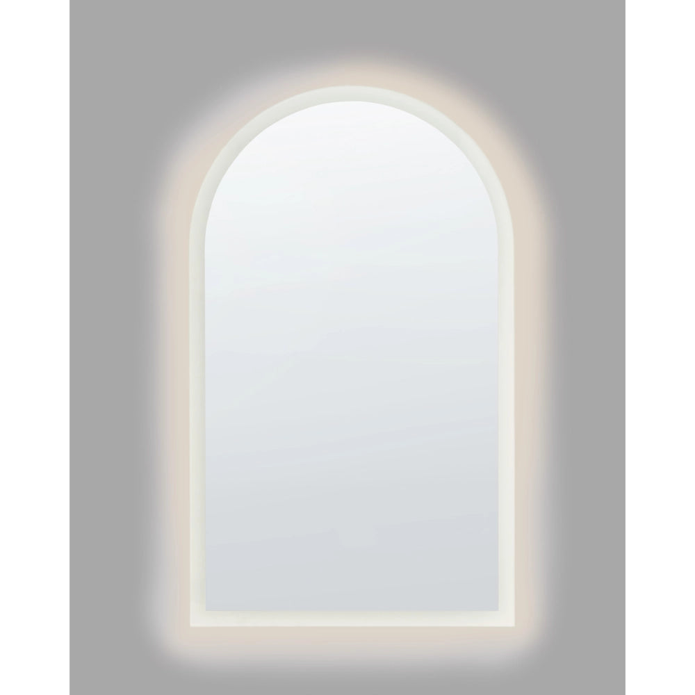 Specchio a LED da parete senza contatto, 100 x 60 cm, moderno e contemporaneo, per bagno, trucco e camera da letto