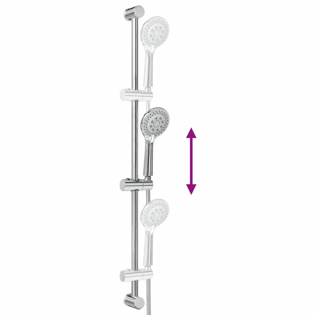 Set di Sistema Doccia Cromato 101 cm Acciaio Inox