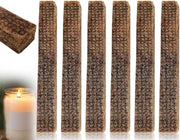 Lonti Permanenti per Tavolo - 6 Pezzi - Alta Qualità - Compatibili con Vetrerie - Per Residui di Candelina - Materiale Duraturo - Lonti per Candelina