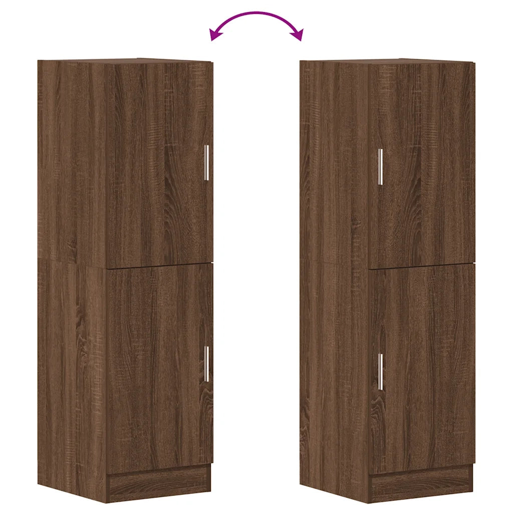 Armadietto Cucina Rovere Marrone 38x41,5x131,5 cm in Legno 860118