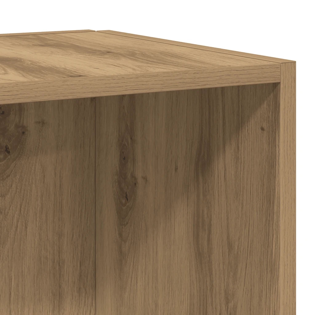 Armoire d'angle chêne artisanal 33x33x67 cm bois d'ingénierie