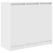 Credenza | Madia | Buffet da pranzo | Armadio da pranzo Bianca 85x34x76 cm in Legno Multistrato