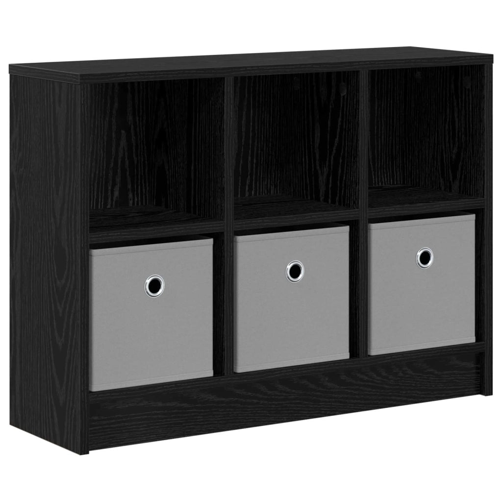 Credenza con cassetto Rovere Nero 73,5 x 22,5 x 53,5 cm