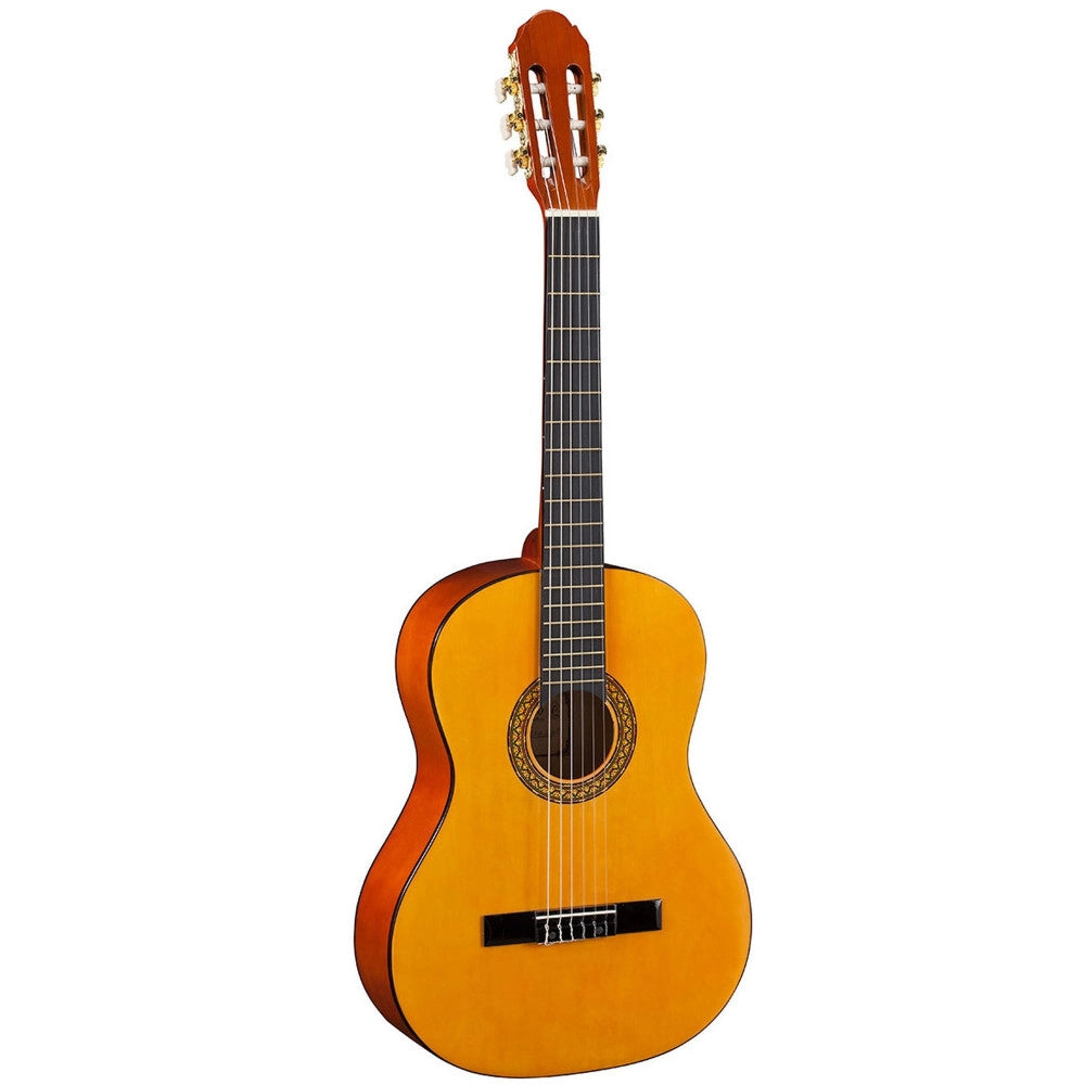 Trade Shop - Chitarra Classica In Legno 6 Corde In Metallo Strumento Musicale Giocattolo -