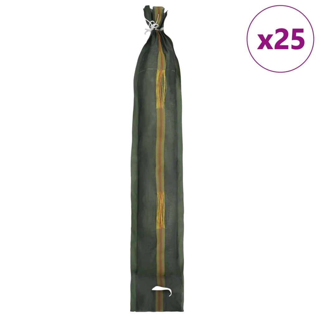 Sacchi di sabbia 25 pcs Verde 120 x 27 cm HDPE 42024172