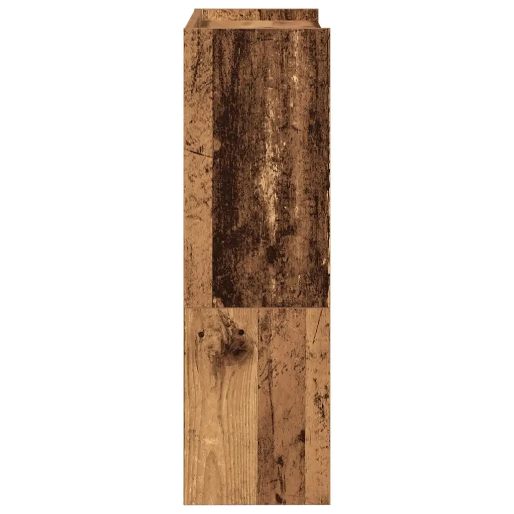 Scarpiera-Scaffale per scarpe Legno Antico 60x25x81 cm in Legno Multistrato