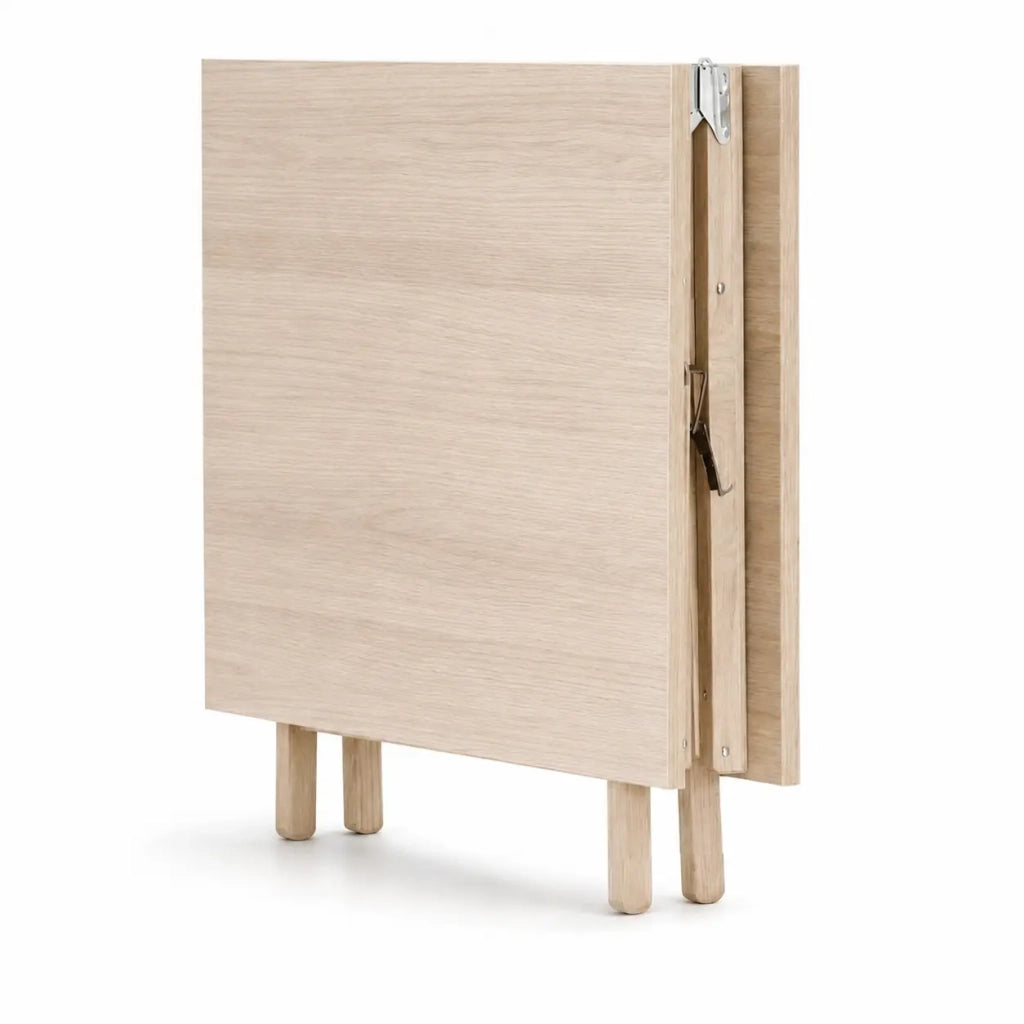 Tavolo picnic pieghevole rovere sbiancato cm 75x140x78h