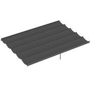 Telo per Pergola Retrattile ¨C zephmum ¨C Grigio Scuro 350x260 cm
