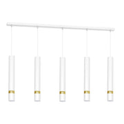 Lampadario sospeso 5xGU10 35W bianco/oro Joker Milagro