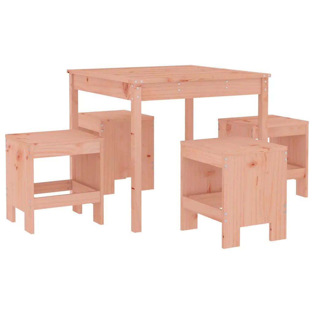 Set da Pranzo per Giardino 5 pz in Legno Massello di Douglascod mxl 131551