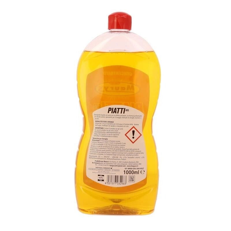 MAURY'S DETERGENTE SUPERCONCENTRATO PER PIATTI DA 1 LT ALL'ACETO