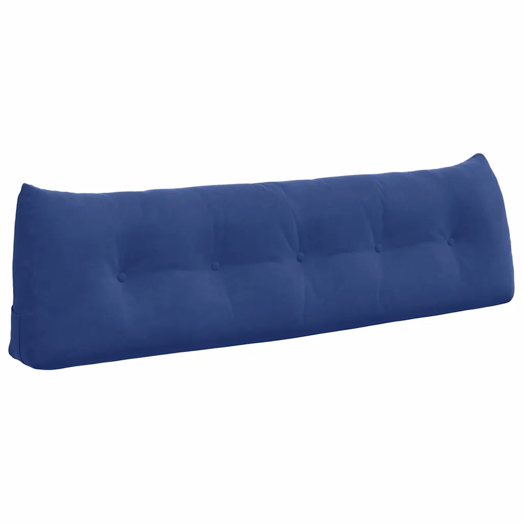 Cuscino per Schiena Blu Polizia 160 x 24 x 50 cm Velluto 42014556
