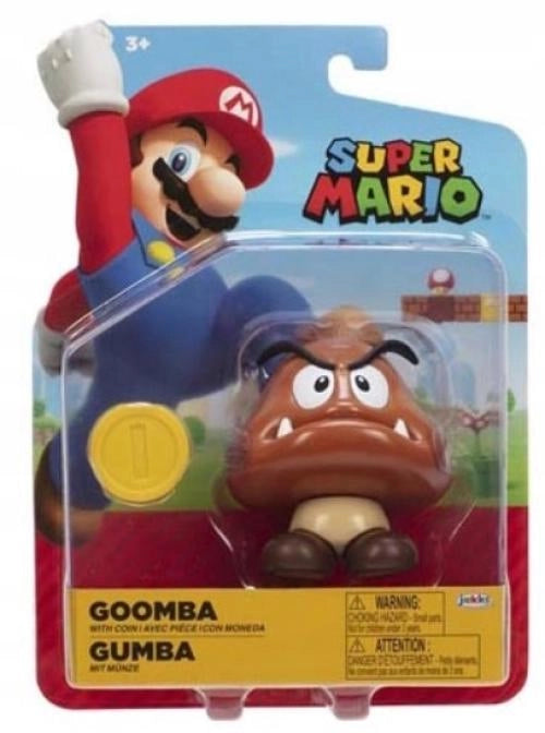 Super Mario,Goomba,Personaggio 10 cm,Jakks,Età 3+