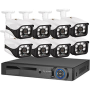 Trade Shop - Set Sistema Di Registrazione Sicurezza Cctv Hd Q-s80 Con 8 Canali Telecamere 4k -