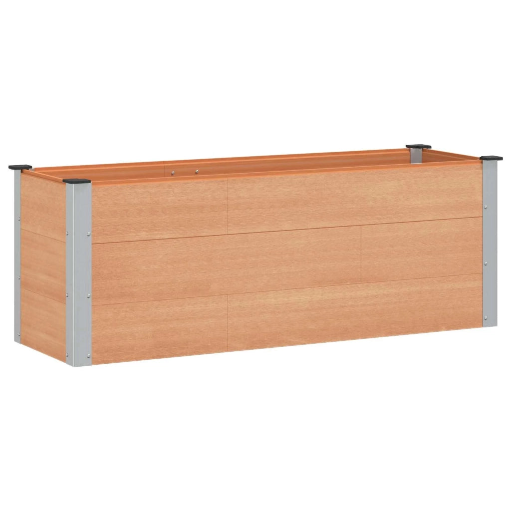 Fioriere | Cassetta per fiori | Letto rialzato da giardino Marrone 150 x 50 x 54 cm