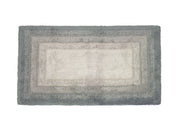 Tappeto Bagno Rettangolare In Spugna Morbida Antiscivolo Degradè Carbone - 50x80 - Carbone