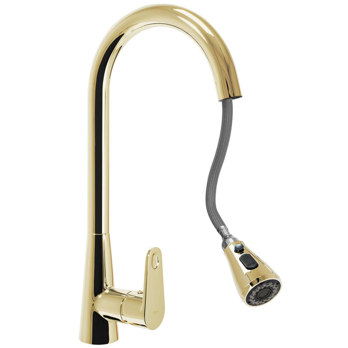 Rubinetto Da Cucina Rea Mild Gold