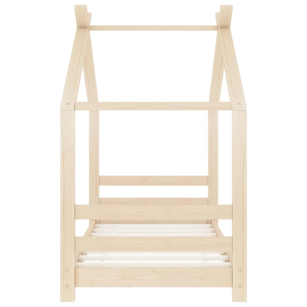 Giroletto per Bambini in Legno Massello di Pino 70x140 cm 289607