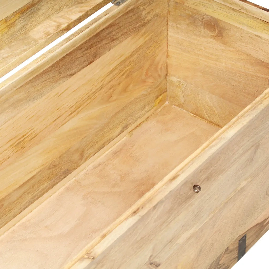 Baule 90x40x40 cm in Legno Massello di Mango cod mxl 51565