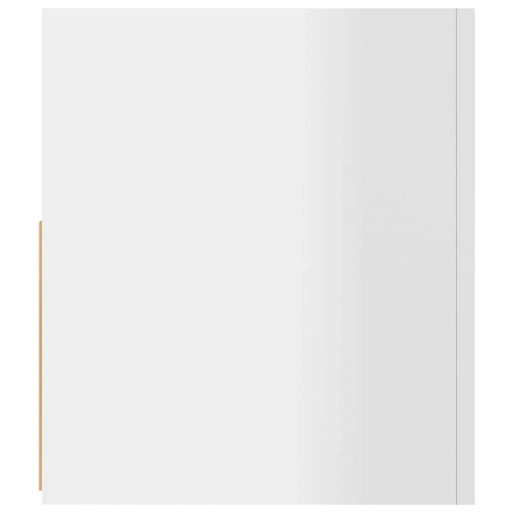 Mobile TV multimediale mensola TV credenza mobile TV per sala da pranzo soggiorno camera da letto con luci LED finitura lucida 90 x 35 x 40 cm bianco 02_0026661