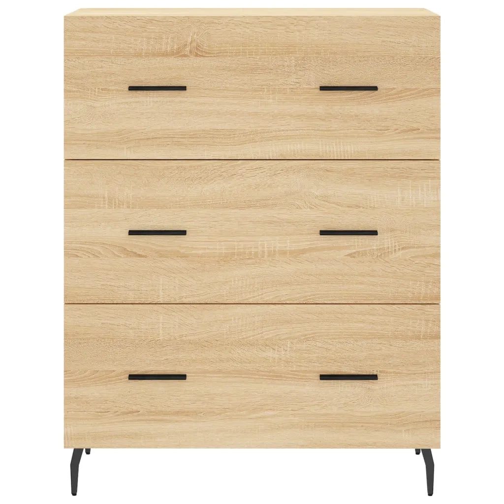 Credenza Rovere Sonoma 69,5x34x180 cm in Legno Multistrato 3199764