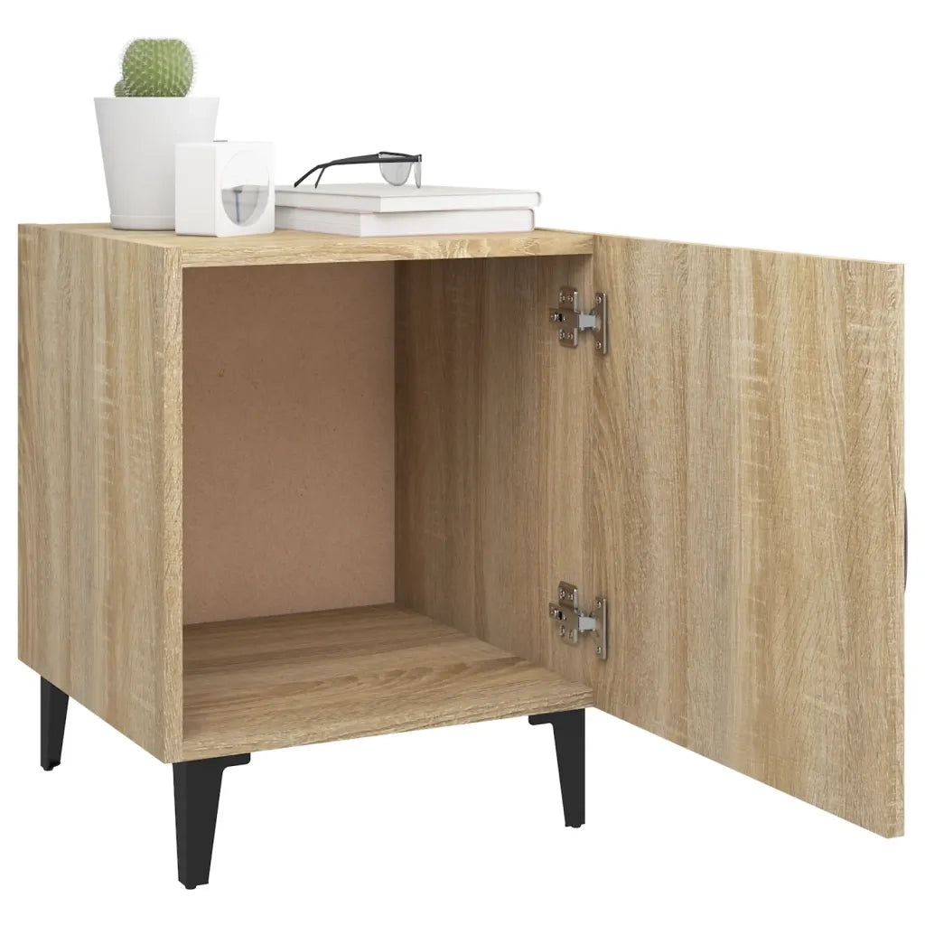 Comodini 2 pz Rovere Sonoma in Legno Multistrato cod mxl 29905