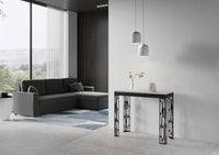 Consolle Allungabile 90-196x40x77 cm in Nobilitato Bianco