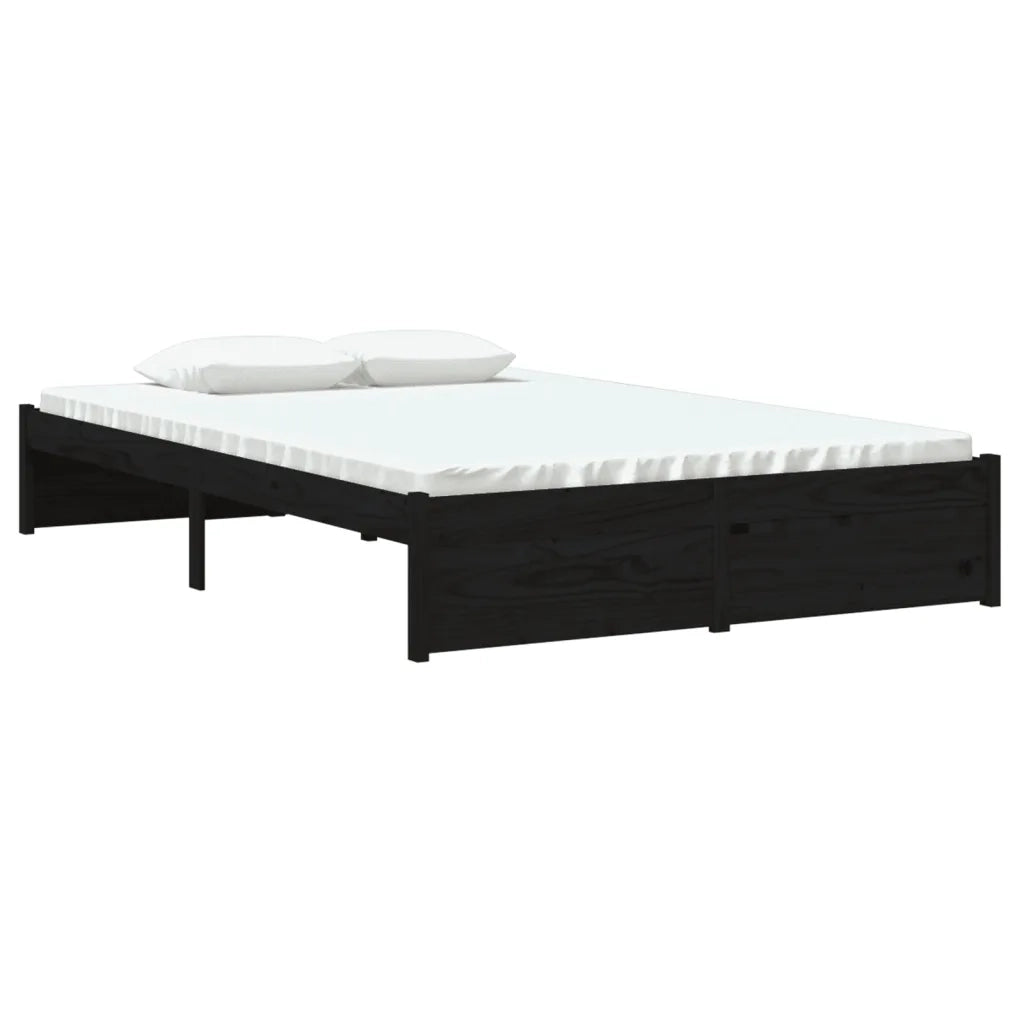 Letto matrimoniale | Letto per adulti | Giroletto in Legno Massello 120x190 cm Small Double