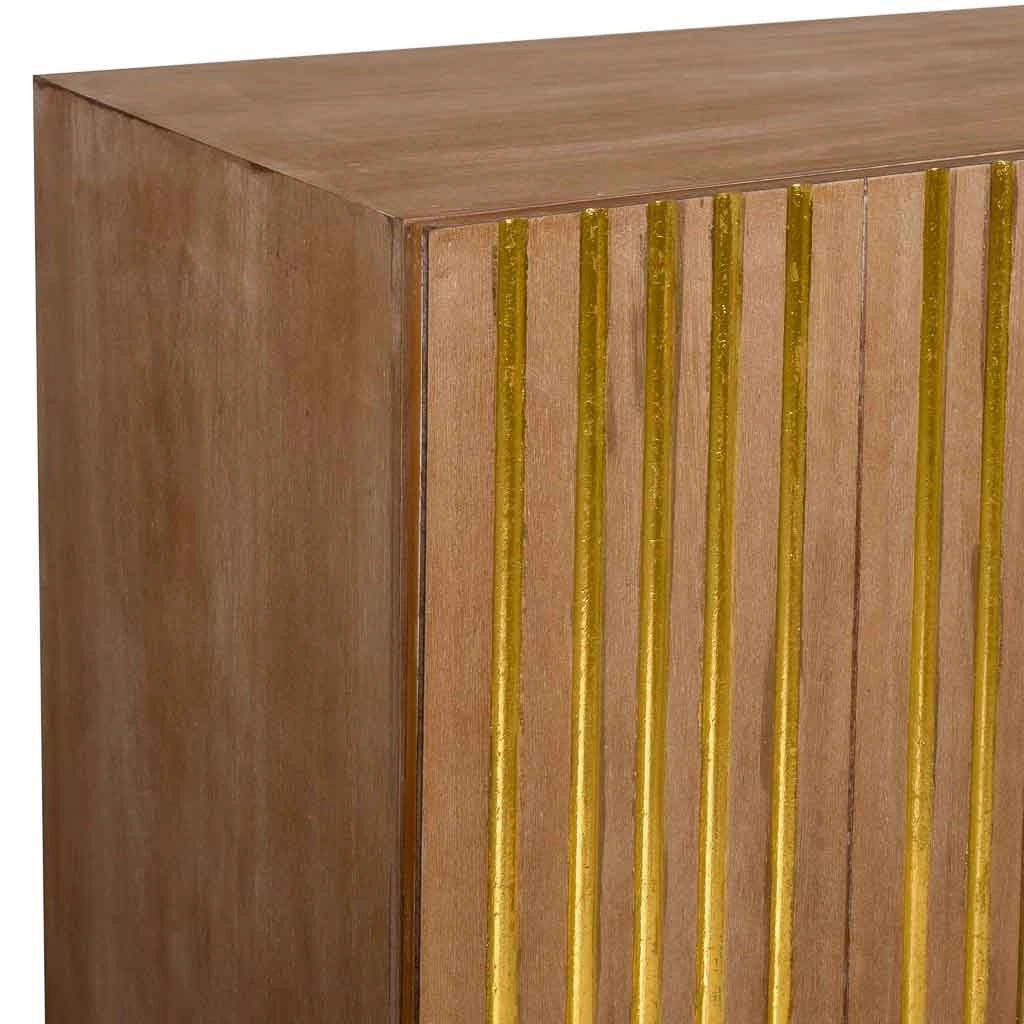 Mobile da ingresso in legno marrone 160x42x81