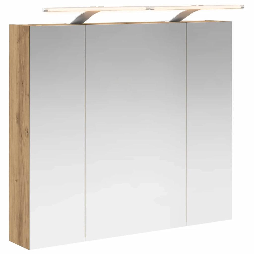 Mobiletto per specchio da bagno con porta Rovere Artigianale 889118