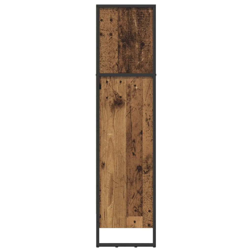 Armadio per Libri Legno vecchio 80 x 30 x 121 cm