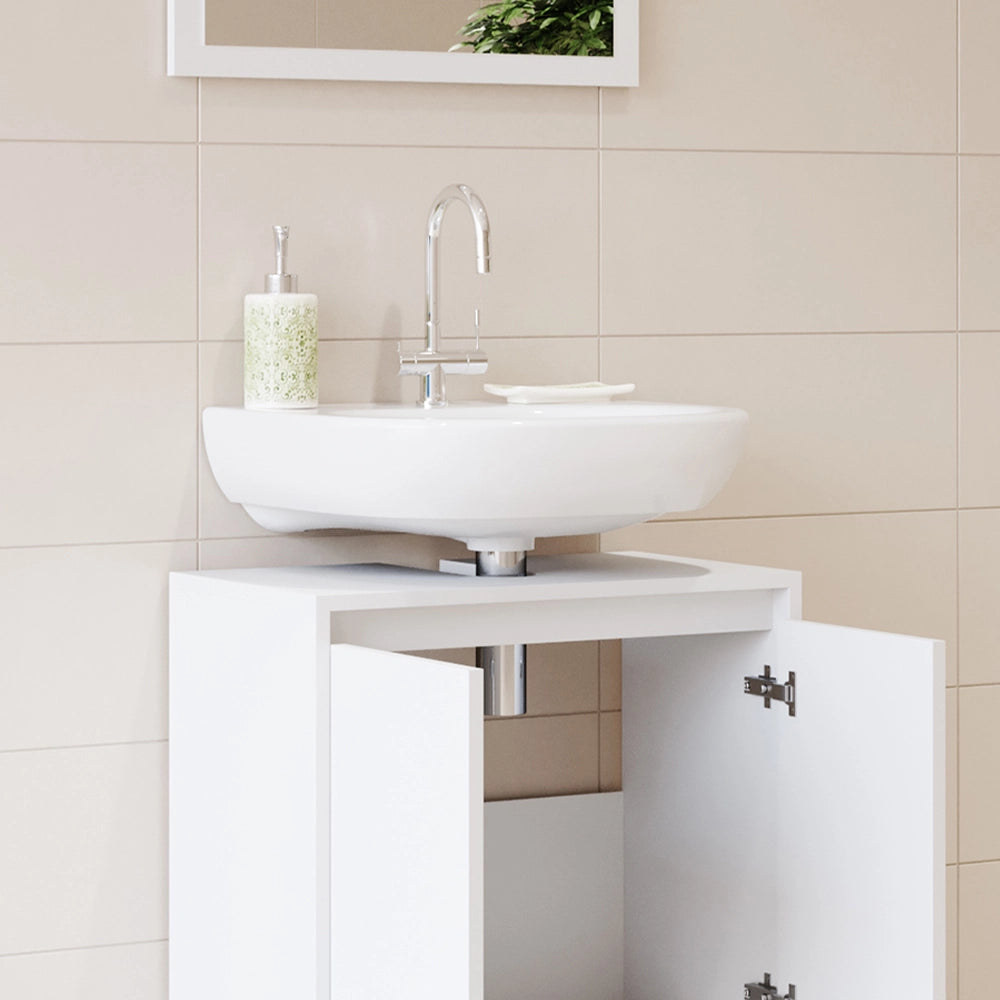 Vicco Set mobili bagno Bianco 2 parti