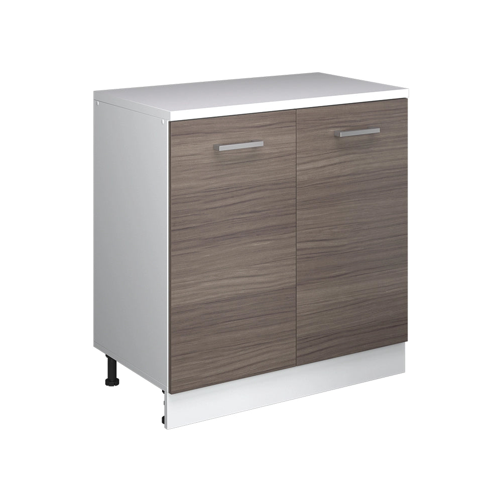 Mobile per mansarda Rion Grigio nobile/Bianco 80 x 83.8 cm senza inclinazione con 2 ante Vicco