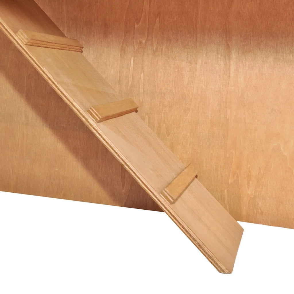 Conigliera all'Aperto Gabbia Piccoli Animali 3 Porte Legno 170160