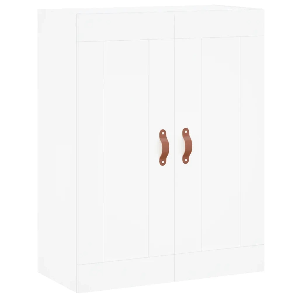 vidaXL Credenza Bianca 69,5x34x180 cm in Legno Multistrato