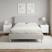 Comodino 2 pcs Bianco Lucido 43 x 34,5 x 50 cm 895034