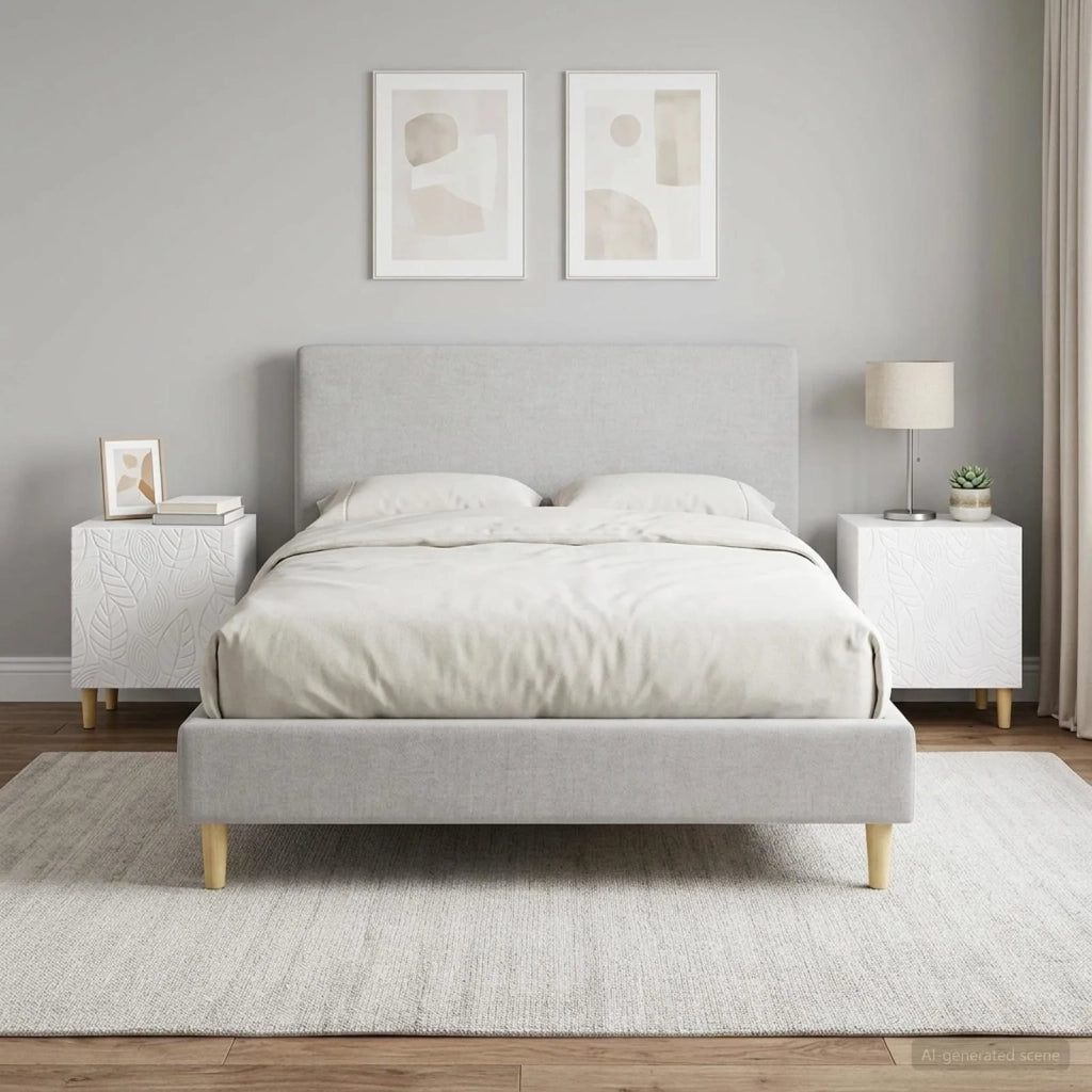 Comodino 2 pcs Bianco Lucido 43 x 34,5 x 50 cm 895034