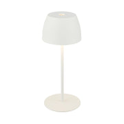 Lampada Da Tavolo Moderna Serina Mini Plastica Bianco Led Integrato 2,5W 2700K