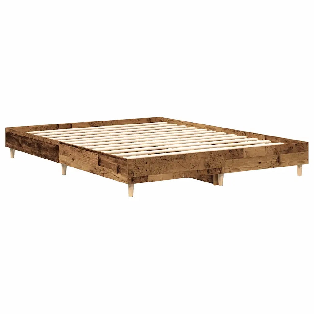 Giroletto senza Materasso Legno Antico 150x200 cm in Truciolato